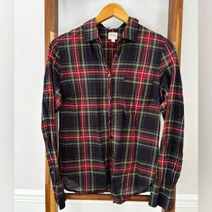 J.Crew plaid button-down shirt